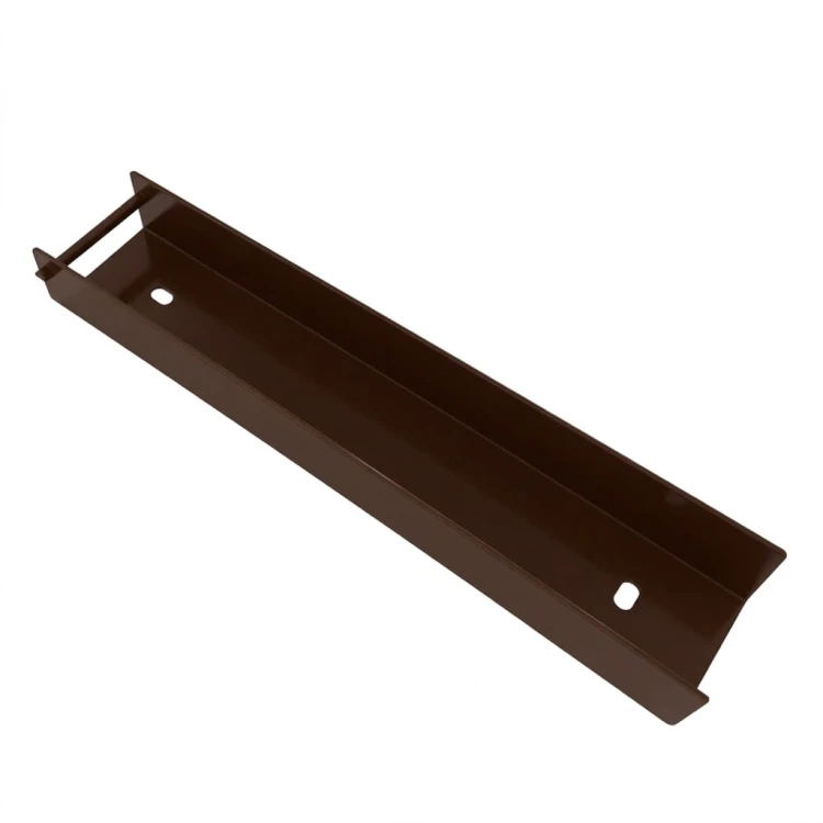 C-profiel connector beugel voor funderingsplaat 300x55 bruin GPV-700-50 (2)