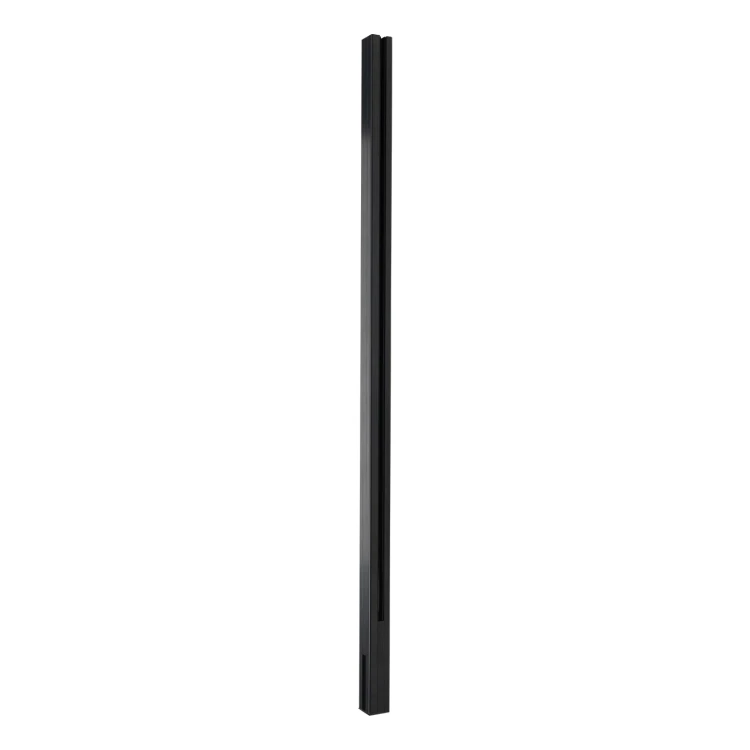 Hoekpaal balustrade 45x45x1283mm glas 8,72mm donkergrijs Kozza KR7500 000-890 (1)