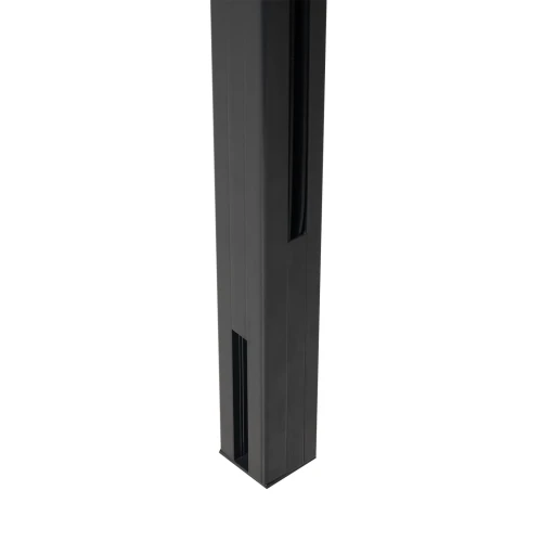 Hoekpaal balustrade 45x45x1283mm glas 8,72mm donkergrijs Kozza KR7500 000-890 (2)