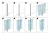 Hoekpaal balustrade 45x45x1283mm glas 8,72mm donkergrijs Kozza KR7500 000-890 (8)