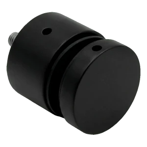 PINOX rotula puntbevestiging voor glas fi 50 mm mat zwart – voor vlakke oppervlakken, schroefdraad M10