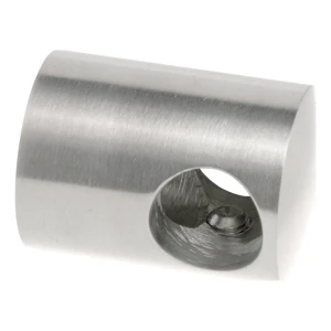 PSG doorvoerbeugel voor balustrade voor staaf ø 10 mm – AISI 304 satijn, montage op vlak