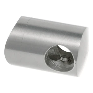 PSG doorvoerbeugel voor staaf Ø 10 mm – buissysteem 42,4 mm, RVS satijn