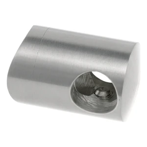 PSG doorvoerbeugel balustrade voor staaf ø 12 mm – buis 42,4 mm AISI 316 satijn