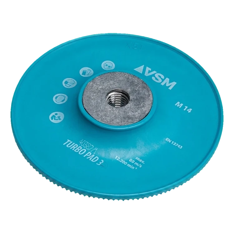 VSM Turbo Pad 3 – geribbelde onderlegger voor fiberplaten 125 mm M14 000-933 (2)