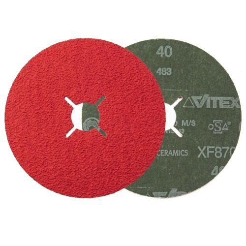 PFERD – keramische vezelschijf XF870 125 mm P40 (verpakking 5 stuks) 000-930 (1)