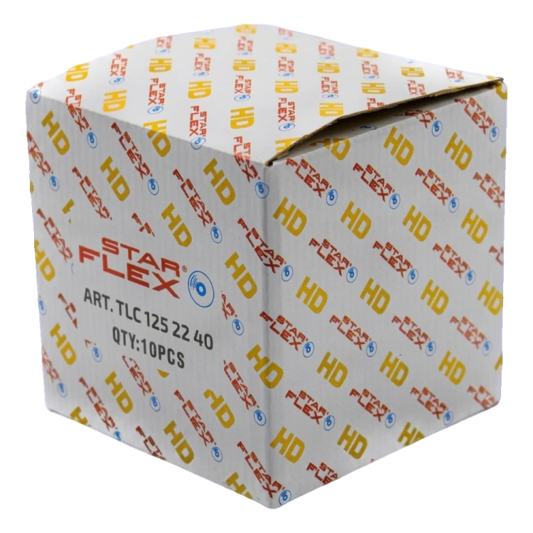 Starflex HD – keramische lamellenschijf T29 125 mm voor staal en INOX, korrelgrootte 40 000-940 (5)