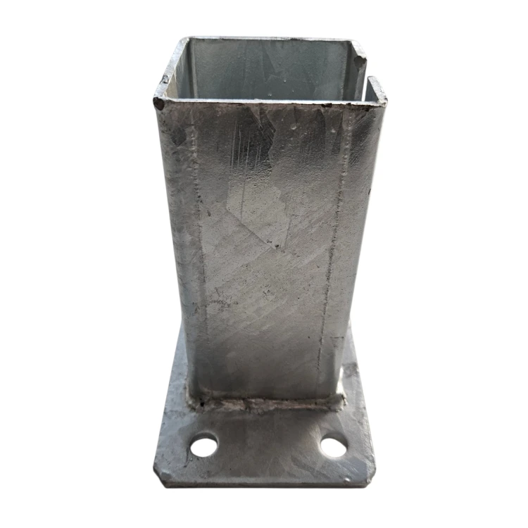 Hekpaalvoet 80x80 mm 8 mm gegalvaniseerd 000-785 (3)
