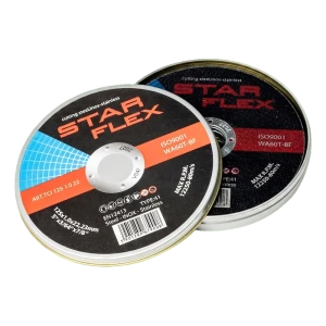 Starflex – set snijschijven voor staal en inox 125×1,0 mm (10 stuks)