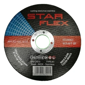 Star Flex – snijschijf voor staal en RVS 125×1,6 mm WA46T-BF