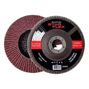 Star Flex lamellenschijf gebogen T29 125 mm voor staal – korrelgrootte 60