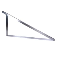 Montagedriehoek 25° verticaal 1400x1150x560 mm aluminium 6060