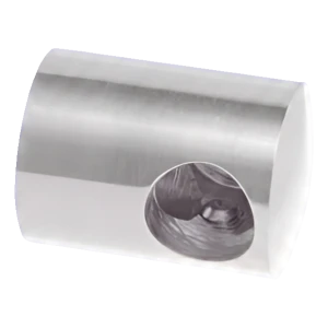 PSG eindhouder links balustrade voor staaf Ø 12 mm – roestvrijstaal AISI 304 satijn