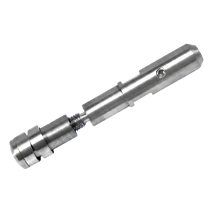 PSG eindbevestiging voor staalkabel Ø 6 mm – kabelbalustradesysteem, buis 42,4 mm, AISI 304 satijn