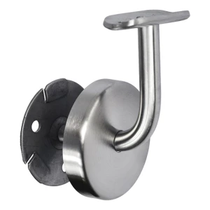 Wandbevestiging voor balustradeleeuning fi 42,4 mm van roestvrijstaal AISI 304 – satijn