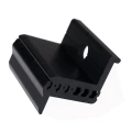 Eindklem - Verstelbaar door schuifgleuven M8 30-50mm - Geanodiseerd PV-03-21