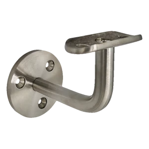 Wandbeugel voor balustradeleeuning fi 60 mm – roestvrijstaal AISI 304 satijn, systeem 42,4 mm