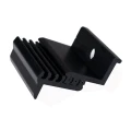 Eindklem - Verstelbaar door schuifgleuven M8 30-50mm - Geanodiseerd PV-03-21 (1)