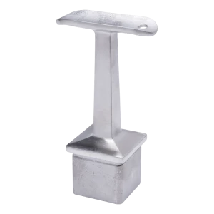 PSG leuningsteun voor RVS balustrade 42,4 mm voor paal 40x40 mm – gekleefde montage, satijn