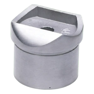 PSG dwarsleuning steun 42,4 mm gelijmd – roestvrijstaal AISI 304 satijn