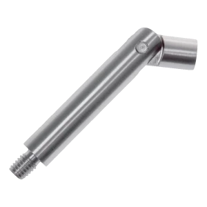 Gewrichtsstang leuningsteun fi 12 × 75 mm – roestvrijstaal AISI 304, satijn