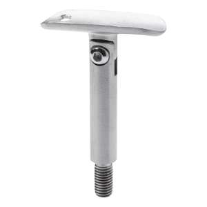 Scharnierstang leuningsteun Ø 14×75 mm – roestvrijstaal AISI 304, satijn