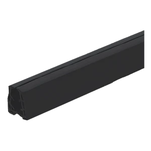 Rubberen afdichting voor glasgrepen 8–11 mm, 24×24 mm, zwart