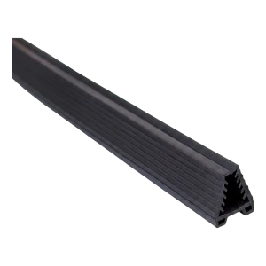Afdichting voor glasleuning handgreep voor glas 16–17,5 mm, profiel 24x24 mm, lengte 5 m