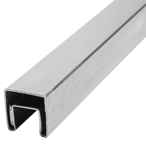 PSG Opzetgreep voor glas 40x40 mm AISI 304 satijn – 2500 mm 001-082 (1)