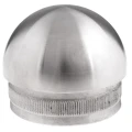 Kozza ellipsoïdale eindkap om in te slaan voor balustradebuis 42,4 mm – RVS AISI 304 satijn 001-095 (1)