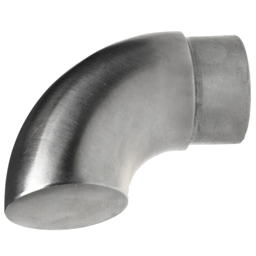 Gesloten balustradeleuning bocht voor buis 42,4 mm – roestvrij staal AISI 304 satijn 001-102 (1)