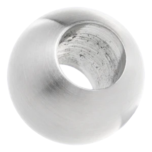 Balustrade doorvoerkogel fi 25 mm / gat 12 mm, roestvrij staal AISI 304 satijn