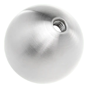 Balustrade bol ingeschroefd ø 80 mm roestvrijstaal AISI 304 satijn M10
