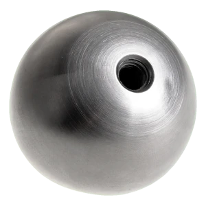 Balustradekogel schroefbaar vol fi 20 mm, schroefdraad M6, roestvrij staal satijn