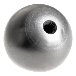 Inschroefbare volle bol voor balustrade fi 40 mm draad M8 – roestvrij staal satijn