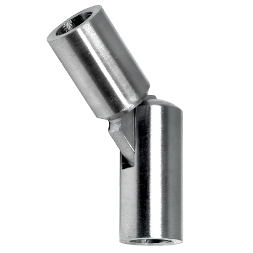 Postal – balustrade scharnierknie 90°–180° voor staaf Ø 12 mm, AISI 304 satijn 001-146 (1)
