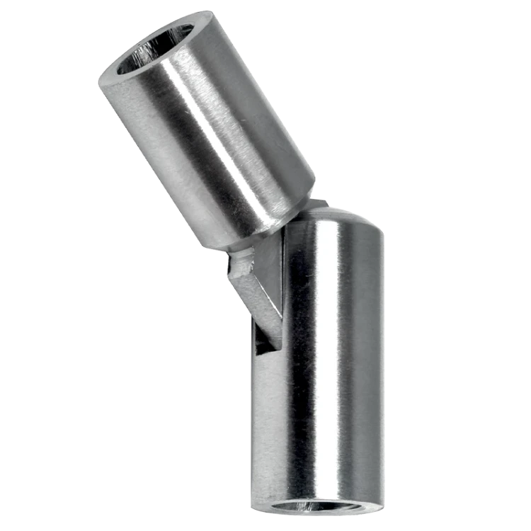 Postal – balustrade scharnierknie 90°–180° voor staaf Ø 12 mm, AISI 304 satijn 001-146 (1)