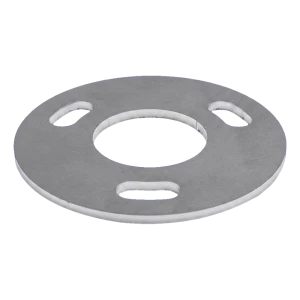 Balustradepaal voetplaat voor lassen fi 100 mm – roestvrijstaal AISI 304, systeem 42,4