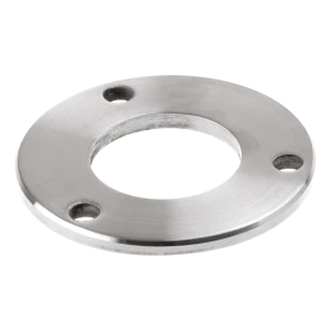 Balustradepaal voetplaat voor lassen fi 100 mm – roestvrijstaal AISI 304 satijn