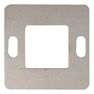 Montageplaat balustrade 80×80 mm AISI304 systeem 40×40 oppervlak onbewerkt