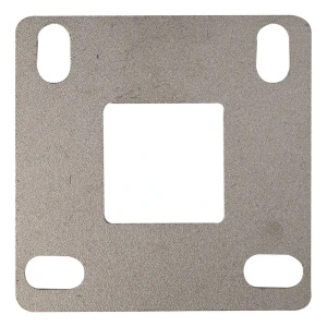 Balustradekolom voetplaat voor lassen 100x100 mm – systeem 40x40, roestvast staal AISI 304