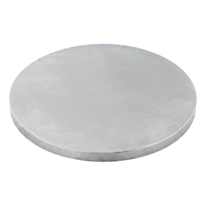 Platte stalen afdekkap voor balustradebuis Ø42,4 mm dikte 4 mm