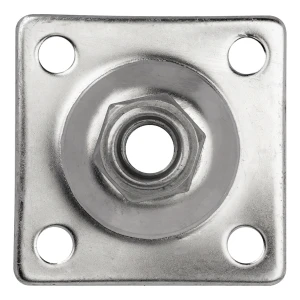 PSG schildplaat voor verstelbaar scharnier M16 80×80 mm – roestvast staal AISI 304