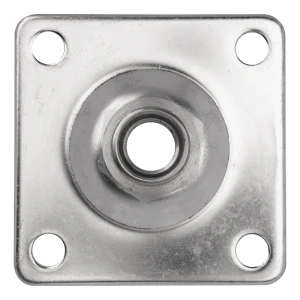 PSG schild voor regelbaar scharnier M20 – roestvrijstaal AISI 304, 100×100 mm