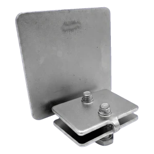 PSG afsluiting profiel rijrail schuifpoort 80x80 mm gegalvaniseerd