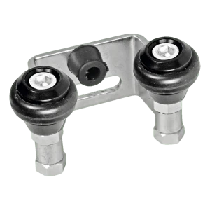 PSG bovengeleider voor schuifpoort met rubberen rollen – rolafstand 60 mm