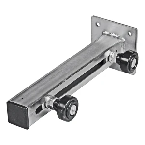 PSG verstelbare bovengeleidingsset voor schuifhekken – staal met rolletjes