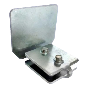 PSG eindstuk rijprofiel voor hangende poorten 50×46 mm gegalvaniseerd