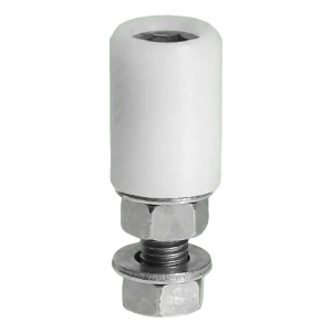 PSG geleidingsrol poort FI 40 mm wit met pen M16