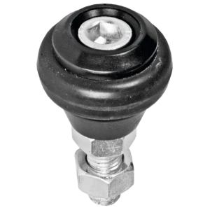 PSG geleidingsrol gerubberiseerd Ø 42 mm voor schuifpoorten – draad M12